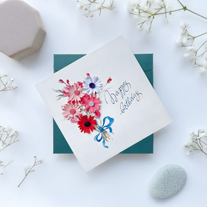 Vietnam <b>Paper</b> Greeting Card Happy Birthday Card Handmade Quilling Card - GBV007 - Product Image 3