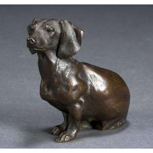 Sculpture de chien en Bronze coulé à la main Figurine décorative aux meilleurs prix Statue de chien de qualité supérieure pour les décors extérieurs - Product Image 4