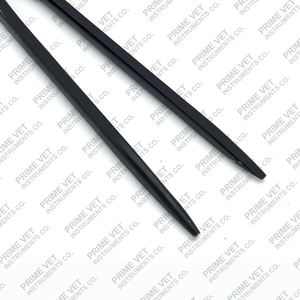 Pneu de sabot de cheval en acier inoxydable de qualité supérieure de Prime vet, courbé avec dents pointues et revêtement noir. - Product Image 5