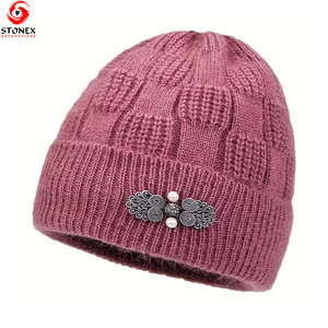 หมวกบีนนี่ไหมพรมบุขนหนานุ่มสำหรับผู้ชาย พิมพ์โลโก้ได้ เหมาะสำหรับฤดูหนาว กิจกรรมกลางแจ้ง และกีฬาชายหาด - Product Image 5