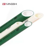 Tuyaux en polypropylène plastique pour plomberie d'eau de 16 à 63 mm pour eau chaude et froide, tuyau d'eau PPR