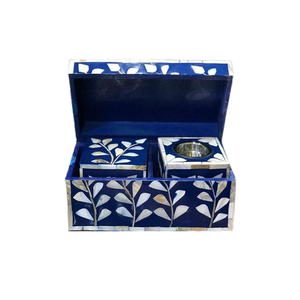 เครื่องเขียนไม้และแม่ของไข่มุกใช้ในงานเครื่องหอมดูกู๊ดพร้อมกล่องอู๊ด - Product Image 1