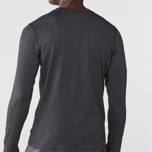 Venta al por mayor de camisetas de manga larga personalizadas, ropa informal ligera, camiseta de calle, camiseta de manga larga en blanco para hombres, venta al por mayor - Product Image 4