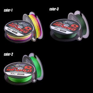 Ligne de pêche FJORD Stock multicolore 300M 8 brins 20-100LB PE, ligne de pêche super résistante, fabriquée au Japon - Product Image 5