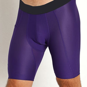 Pantalones cortos deportivos de compresión de calidad superior para hombres-Antiarrugas Ligero Secado rápido Teñido liso Gimnasio Deportes Totalmente personalizables - Product Image 6