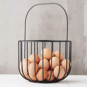 Frutero de Alambre Metálico Negro Mate de Estilo Nórdico, Cesta de Almacenamiento Minimalista para Cocina, Centro de Mesa, Soporte para Frutas para Decoración de Mesa de Comedor - Product Image 1