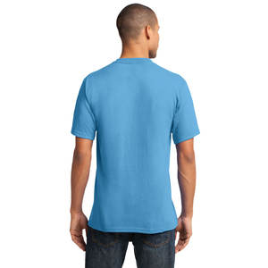 T-shirt classique bleu marine à col en V pour hommes T-shirts à séchage rapide pour hommes - Product Image 5