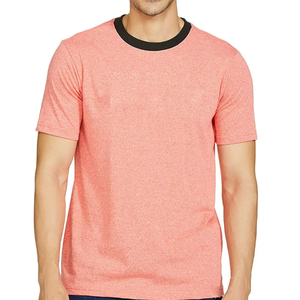 T-shirt personnalisable 100 % coton pour hommes et femmes, col rond, tissu tricoté vierge en polyester écologique à séchage rapide pour impression - Product Image 1