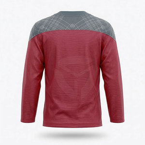 Camiseta de hockey sobre hielo con ajuste cómodo, material transpirable, diseñada para entrenamiento de alto rendimiento y uso en el día del partido. - Product Image 2