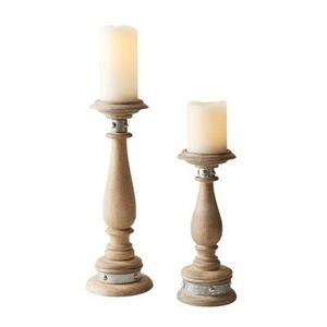 Candelabro Decorativo de Madera Maciza para Navidad y Bodas, Ecológico, Hecho a Mano, Iluminación Festiva, Decoración de Mesa, Disponible en Todo el Mundo - Product Image 2