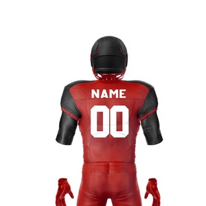 Uniformes de Fútbol Americano de Diseño Nuevo OEM de Alta Calidad, Conjuntos Transpirables con Personalización de Impresión, 100% Poliéster - Product Image 6