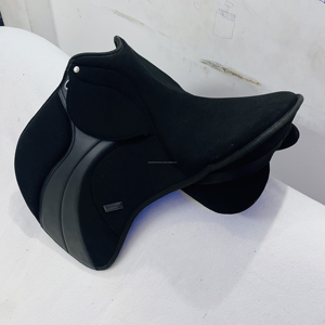 Sillín de salto de piel sintética para todas las estaciones al por mayor para montar a caballo personalizado negro o marrón personalizable para todas las estaciones - Product Image 3