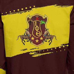 Veste en satin brillant Iota Phi Theta 1963, veste universitaire de fraternité, broderie grecque, bombardier universitaire, vêtement d'extérieur - Product Image 5