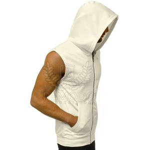 Sudaderas con capucha sin mangas de entrenamiento para hombres Muscle Fitness Gym Bodybuilding sudaderas con capucha sin mangas para hombres 2025 - Product Image 3