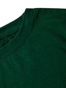 Logo personnalisé 100% coton T-shirt court à manches raglan pour femmes Chemise d'été à manches longues imprimée écologique - Product Image 3