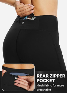 Leggings Deportivos para Mujer, Diseño Nuevo, Ecológicos, Delgados, de Secado Rápido, Transpirables, de Spandex/Poliéster, Color Personalizado, Largos, Casuales, para Gimnasio - Product Image 3