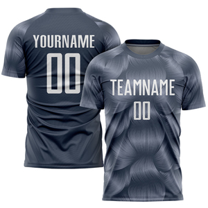 2025-2026 Maillot de football de qualité supérieure Maillot de football personnalisé Nom de l'équipe du joueur Acier Gris 100% Polyester Uniformes pour hommes - Product Image 6