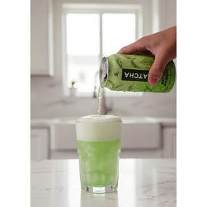 Boisson gazeuse au matcha et à la caféine, canette de 320 ml, Taïwan - Product Image 4