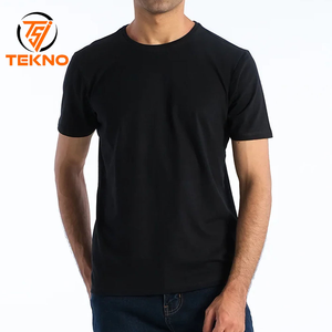 T-Shirt Homme de Haute Qualité 100% Coton Style Streetwear Poids Lourd 220 Grammes Personnalisable Panneau de Cou Travail Coupe Régulière OEM - Product Image 1