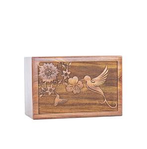 Handmade Rosewood <b>Urn</b> for Human Ashes Adult Personalized <b>Pet</b> <b>Urn</b> for Dogs Cats Handcrafted - Product Image 1