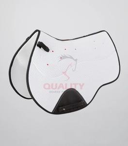 Manta de silla de montar inglesa de algodón personalizada con diseño acolchado transpirable y forro suave para mayor comodidad, soporte y durabilidad. - Product Image 4