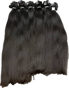 ผมต่อจากคนเวียดนามแบบดิบ100% ผ้าตรงธรรมชาติหลากสี1B - Product Image 3