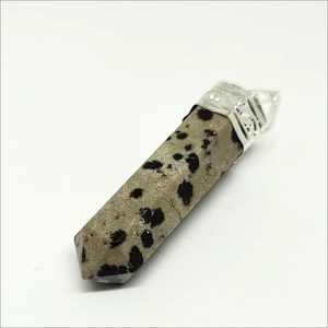 Collier pendentif crayon en cristal d'amazonite naturelle Collier à pointe de pierre précieuse d'agate Cadeau de nouveauté unique - Product Image 3