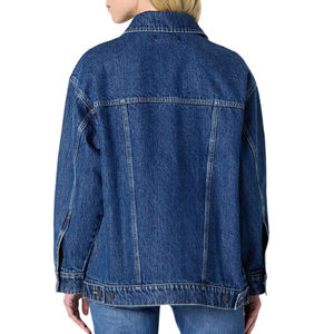 Nouveau design de veste en jean pour femmes veste décontractée de plein air personnalisée meilleure vente en gros veste en jean personnalisée OEM - Product Image 2