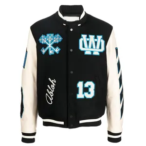 Wholesale Rate High Quality Customized Size Breathable Best Supplier Men Varsity Jackets BY AMY CH SPORTS