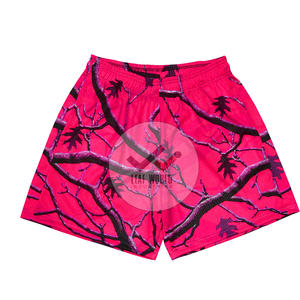 Shorts de gymnastique pour hommes de conception de sublimation personnalisée 100% polyester 5 pouces entrejambe haut short en maille de rue pour la course à pied Service OEM disponible - Product Image 6