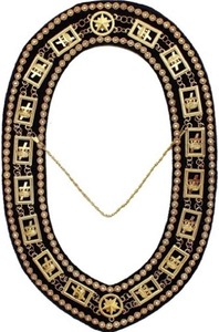 Masonic French Regalia <b>Leather</b> <b>Apron</b> Shape Officer's Ranks Rite of Memphis Misraim Set Badges Custom Embroidered OEM/ODM Service - Product Image 6