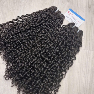Extensions de cheveux Pixie Curly Hair Trame Armure de cheveux humains vietnamiens disponibles en stock - Product Image 3