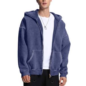 เสื้อมีฮู้ดผ้าคอตตอน100% 500มีฮู้ดผ้าเกล็ดปลาแบบวินเทจสามารถปักโลโก้ได้ตามต้องการ400 GSM ใช้ได้ทั้งชายและหญิง - Product Image 2