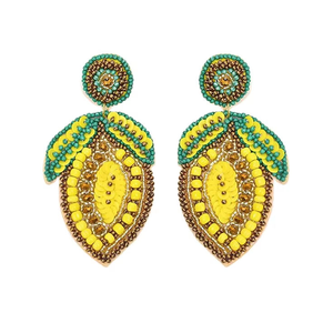 Boucles d'oreilles brodées élégantes, mignonnes, tendance, élégantes et de haute qualité, bijoux à la mode en provenance d'Inde - Product Image 6