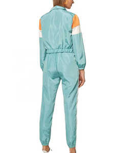 Survêtement coupe-vent respirant de haute qualité pour femmes Design personnalisé multicolore grande taille OEM Offre Spéciale - Product Image 4