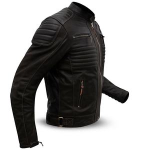 Chaqueta de Cuero de Corte Elegante para Hombre, una Opción de Ropa Exterior para el Día a Día que Ofrece una Construcción Confiable y un Atractivo Moderno - Product Image 6