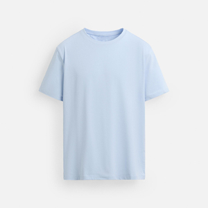 Camiseta Clásica de Algodón para Hombre, Cuello Redondo, Manga Corta, Corte Regular, Diseño Estampado en Serigrafía, para Uso Diario, Moda de Verano - Product Image 5
