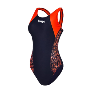 ชุดว่ายน้ำบิกินี่1ชิ้นสำหรับผู้หญิงใหม่ชุดว่ายน้ำผ้าสแปนเด็กซ์/ ไนลอนสีปิดกั้นลายสัตว์กันคลอรีนแห้งเร็ว - Product Image 5