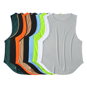 เสื้อกล้ามออกกำลังกายแขนกุดสำหรับผู้ชายเสื้อยืดอะนิเมะสำหรับใส่วิ่งเล่นฟิตเนสสร้างกล้ามเนื้อทำจากผ้าฝ้าย - Product Image 2