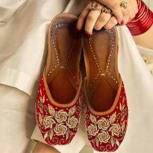 Premium Quality Pakistani Traditional Multani Handmade Embroidered <b>Khussa</b> | Pakistani <b>Khussa</b> <b>Shoes</b> for Women - Product Image 6