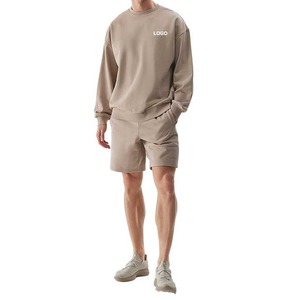 Sudadera de Cuello Redondo Personalizada OEM, Corte Regular, 100% Algodón, Felpa Francesa, Hombros Caídos, Forrada, Secado Rápido, Transpirable, para Hombre - Product Image 5