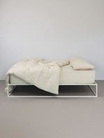 Parure de lit en jersey peigné 100% coton, draps-housses, draps plats, housse de couette et taies d'oreiller doux et extensibles, taille King/Queen pour adultes
