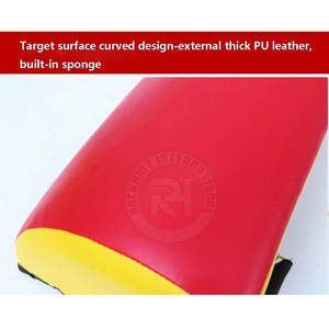 Almohadillas tailandesas profesionales de alta calidad para MMA y entrenamiento de boxeo Nuevo diseño de cuero Kick Thai Pads - Product Image 5