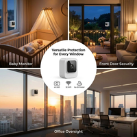Caméra de surveillance intelligente pour bébé DAMON, caméra IP WiFi 3MP 2K HD, caméra de sécurité grand angle 120°, stockage cloud, sécurité domestique, surveillance des animaux de compagnie, CCTV