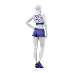 Ensemble de yoga fitness 2 pièces pour femmes sur mesure, vêtements de sport sans couture, soutien-gorge de sport et short taille haute, vêtements de sport - Product Image 6