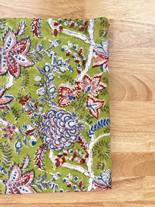 ผ้าพิมพ์ลายบล็อกมือผ้าฝ้ายออร์แกนิกสำหรับเด็กหญิงเด็กชายชุดน้ำหนักเบาตกแต่งบ้านปลอกหมอนผ้าเช็ดปากผ้าม่าน - Product Image 2