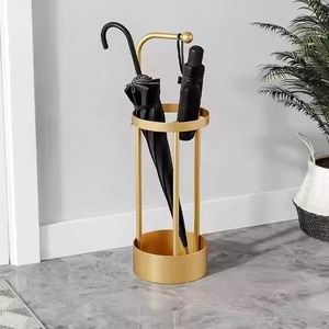Elegante paragüero de metal para un almacenamiento limpio de paraguas en apartamentos, restaurantes, oficinas o entradas de recepción - Product Image 1