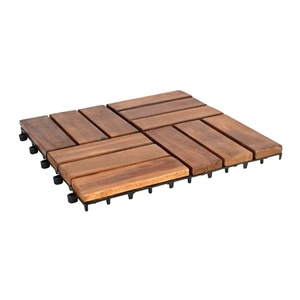Dalles de terrasse en bois d'acacia du Vietnam - Imperméables et antidérapantes, design contemporain, garantie de plus de 5 ans pour une utilisation en extérieur - Product Image 1