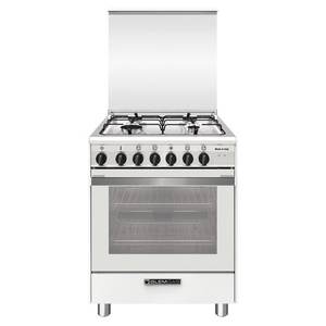 Horno Eléctrico Glem SA664MWH6 Blanco Clase A con Cocina de Gas de 4 Zonas 60x60x85cm - Product Image 1