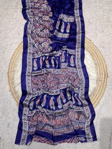 Precio inmejorable para hermosa blusa tradicional con estampado de Sari de satén Crape, blusa étnica clásica de verano de secado rápido para fiesta, informal Regular - Product Image 2